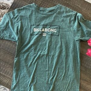 Billabong Teal Graphic Tee Mens Size Medium